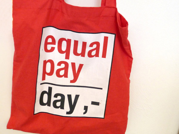 Equal Pay Day tasche 21.März 2013