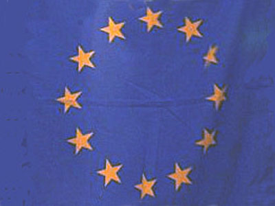 Europaflagge mit Sternen
