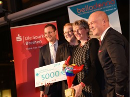 Verleihung des Gründerinnenpreises von belladonna