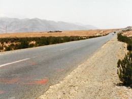 Straße in der Wüste