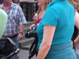 Foromarathon Bremen ,Touristinnen mit Kameras