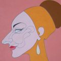 Abstraktes Portrait von Maria Callas