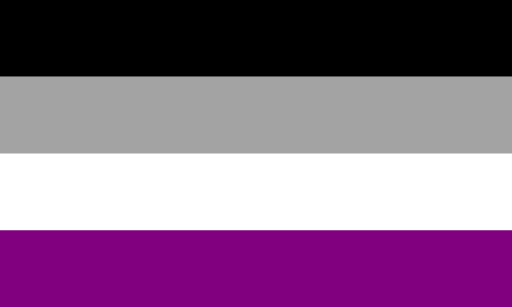 Flagge Asexuell 90 x 150 cm Fahne